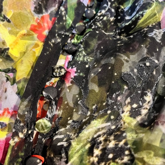 Preen by Thornton Bregazzi Women’s Floral Burnout Midi Sheath Dress, Size Small - Picture 9 of 16